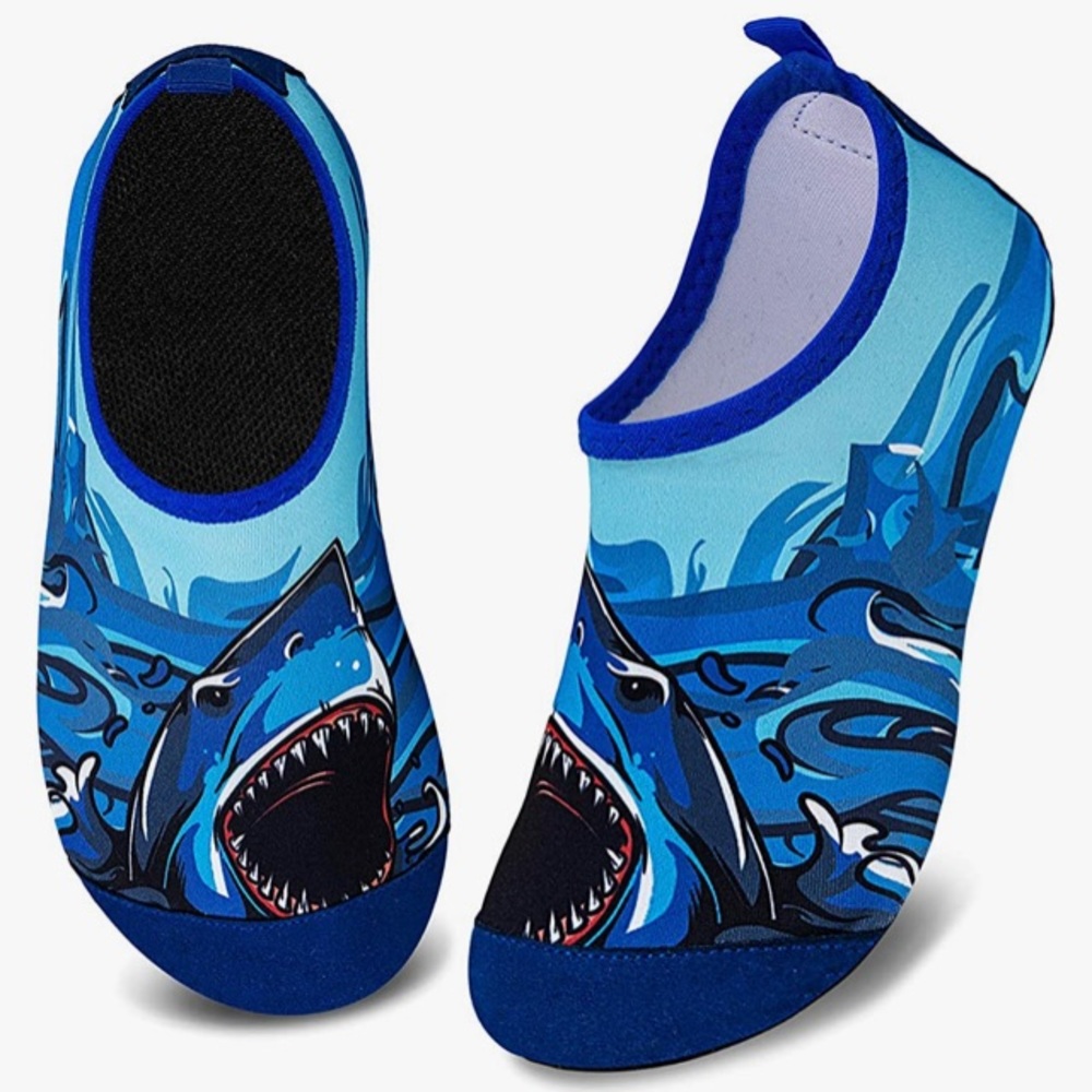 Kids Water Shoes Boys Toddler Non-Slip Quick Dry Aqua Socks for Beach Swimming